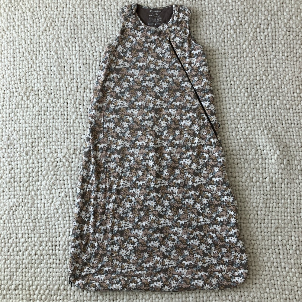 Gunamuna Bamboo Sleep Sack 24-36m Floral 2.6 Tog